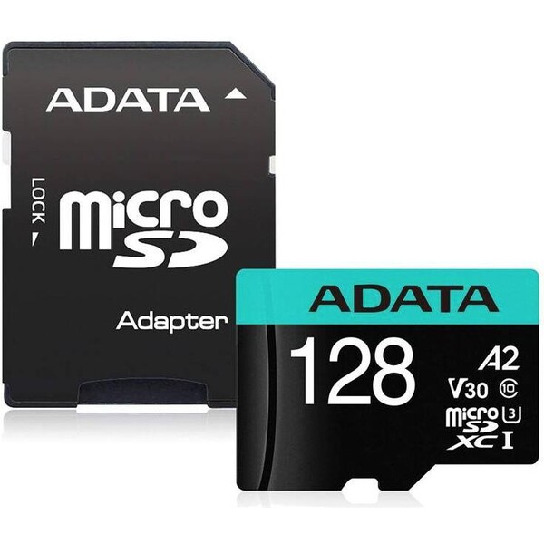 ADATA MicroSDXC 128GB AUSDX128GUI3V30SA2-RA1