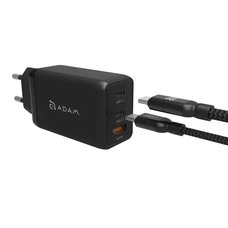 Adaptér Adam Elements Omnia F6 65W GaN - černý