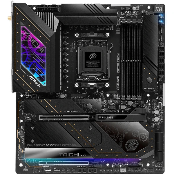 ASRock MB Sc AM5 X870E TAICHI, AMD X870, 4xDDR5, 1xHDMI, 2xUSB4, WI-FI (X870E TAICHI)