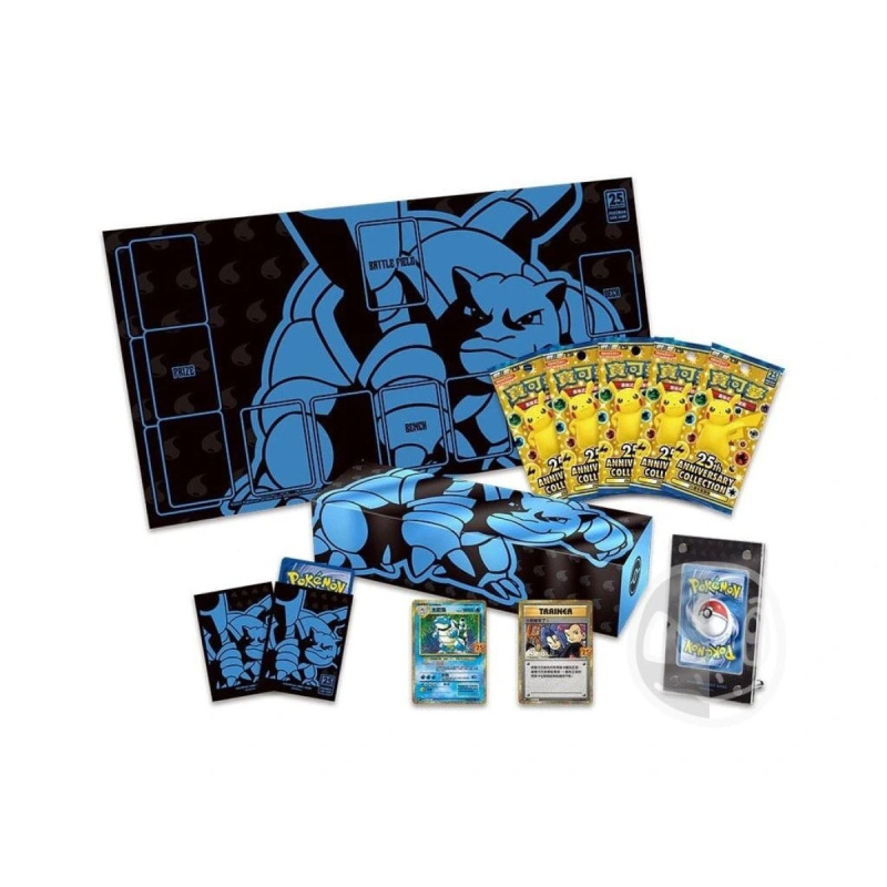 Pokémon TCG: 25th Anniversary Collection - Blastoise Box - čínsky