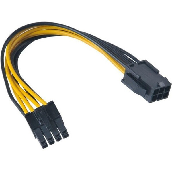 Akasa kabel PCIe 6-pin na 8-pin, ATX 12V, 15cm