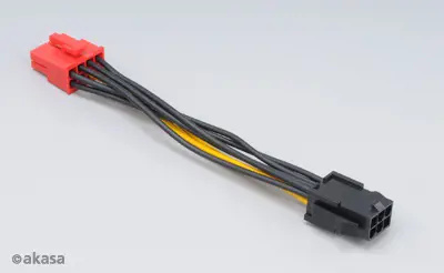Akasa (AK-CB052), 6pin PCIe to 8pin PCIe2.0 cable adapter