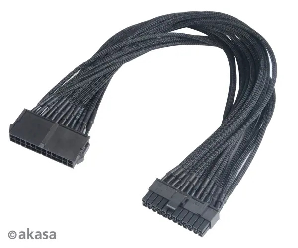 Akasa (AK-CBPW06-40BK), Flexa P24, 24 pin ATX PSU 40cm extension cable