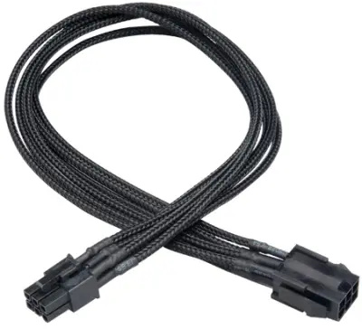 Akasa (AK-CBPW07-40BK), Flexa V6, 40cm 6-pin VGA power cable extension