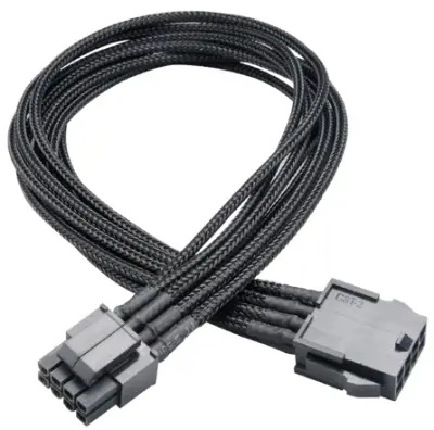 Akasa (AK-CBPW08-40BK), Flexa P8, 40cm 8 pin ATX12V power cable extension