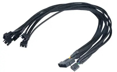 Akasa Flexa FP5 pro připojení 5 PWM ventilátorů