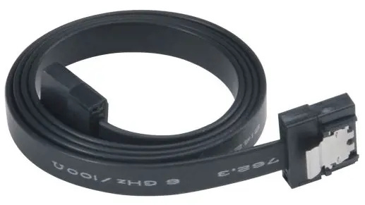 Akasa SATA 3.0, super tenký, 50cm, černá