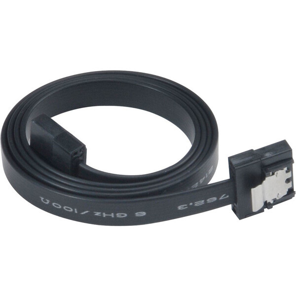 Akasa SATA 3.0, super tenký, 15cm, černá