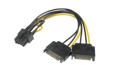 Akasa redukce 2x SATA na 8pin PCIe 2.0