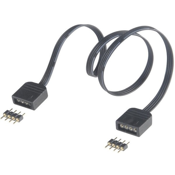 Akasa prodlužovací kabel pro LED pásek (AK-CBLD06-30BK), 30cm