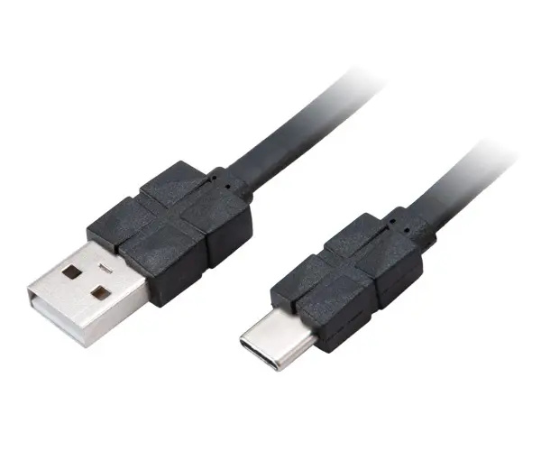 Akasa USB 2.0 typ C na typ A kabel 30 cm Černá