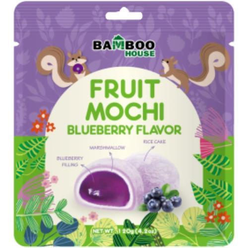 BAMBOO HOUSE fruit mochi blueberry flavor 120g