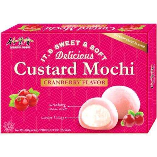 BAMBOO HOUSE custard mochi s brusinkovou příchutí 180g