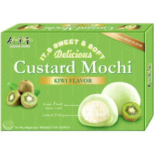 BAMBOO HOUSE custard mochi s příchutí kiwi 180g
