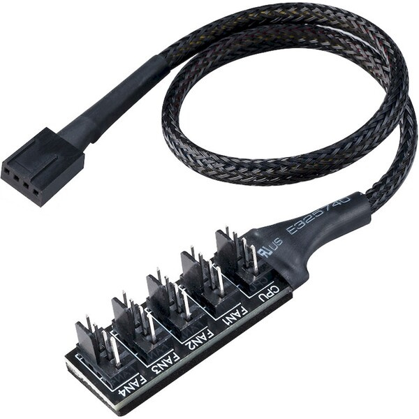 Akasa FLEXA FP5H 5 x PWM z MB PWM (AK-CBFA08-30BK)