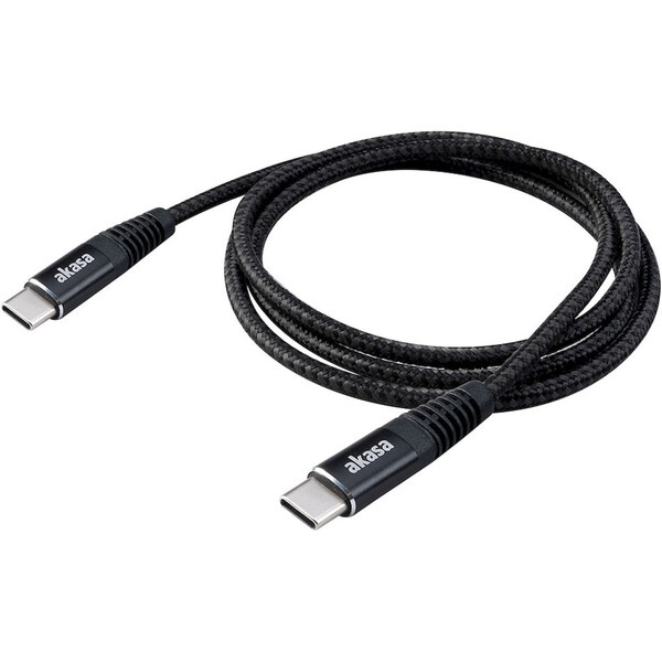 Akasa USB Type-C kabel 1m Černá