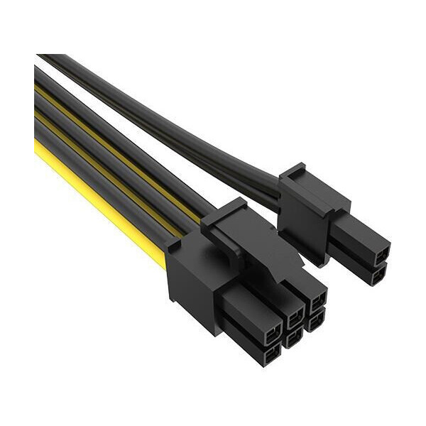 Akasa adaptér 12V ATX 8-Pin na PCIe 6+2 pin