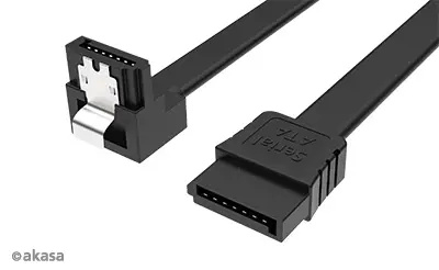 Akasa Proslim, SATA kabel 90° - 50 cm