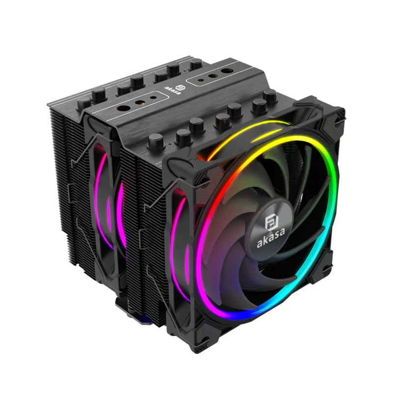 AKASA Soho H7 RGB AK-CC4026HP01 Černá
