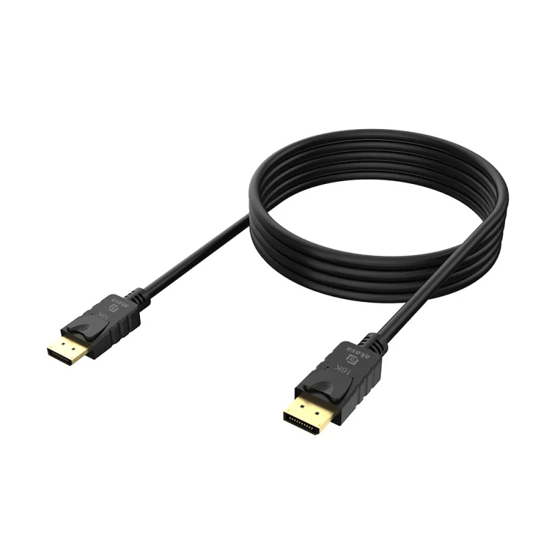 Akasa 16K DP na DP kabel Černá