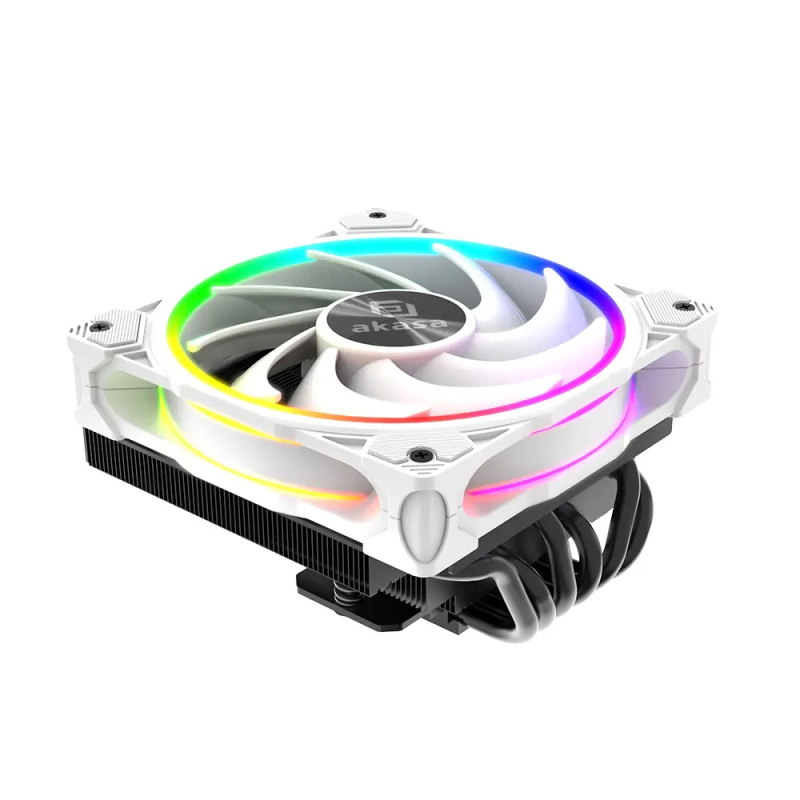 AKASA chladič CPU - SOHO H6L RGB white