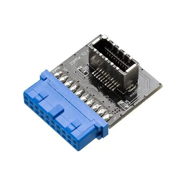 Akasa AK-CBUB51-BK adaptér USB 3.0 na USB 3.1, 20-pin (AK-CBUB51-BK)