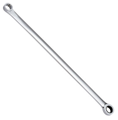 Extra dlouhý očkový ráčnový klíč - 17 mm, délka 408 mm - LI30M17