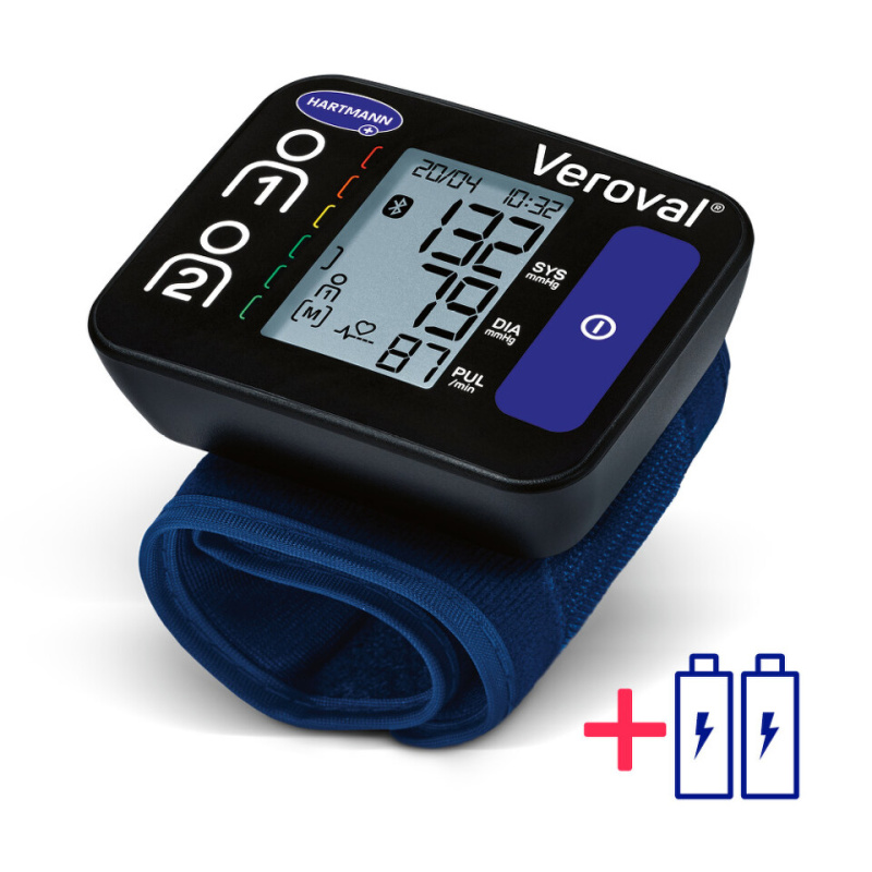 VEROVAL compact + connect zápěstní tlakoměr
