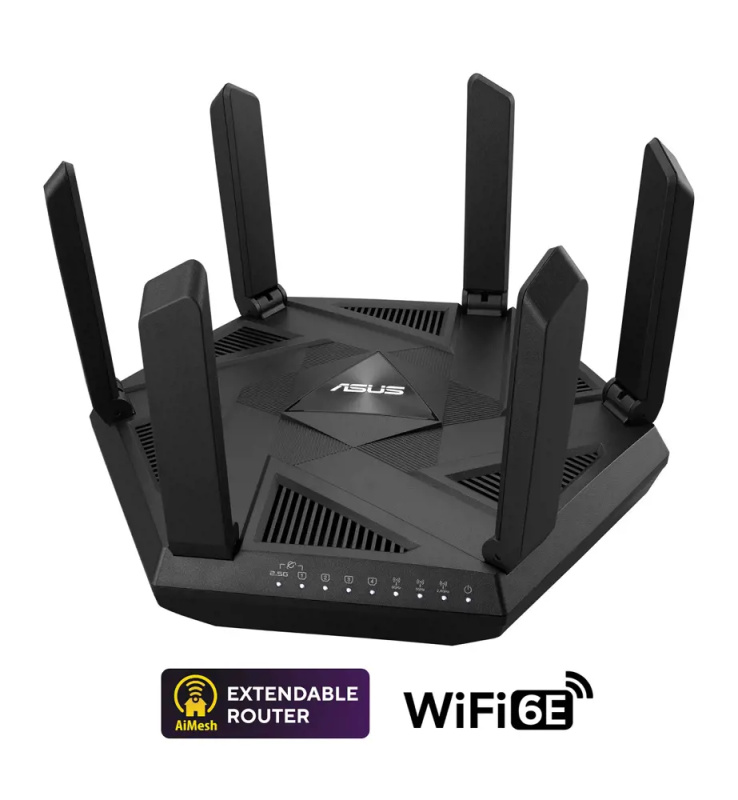 ASUS RT-AXE7800 90IG07B0-MU9B00 Černá