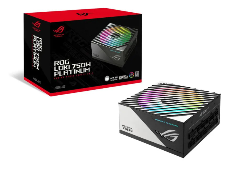 ASUS ROG-LOKI-750P-SFX-L-GAMING 90YE00N4-B0NA00 Černá