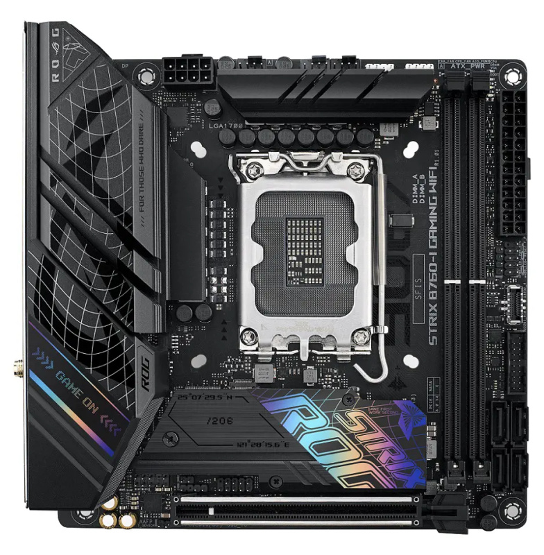 ASUS ROG STRIX B760-I GAMING WIFI 90MB1D90-M0EAY0 Černá