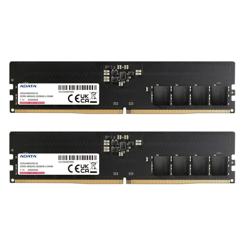 ADATA DIMM DDR5 2x16GB 4800MHz CL40 AD5U480016G-DT Černá