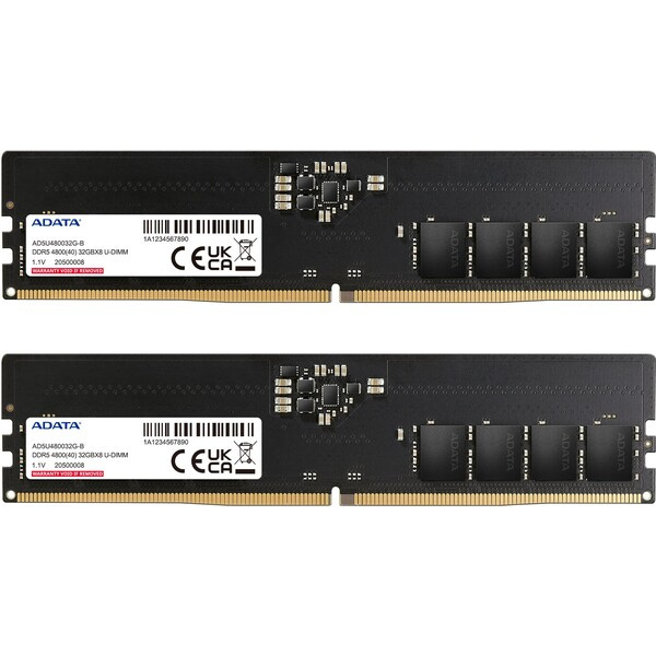 ADATA DIMM DDR5 2x16GB 4800MHz CL40 AD5U480016G-DT Černá