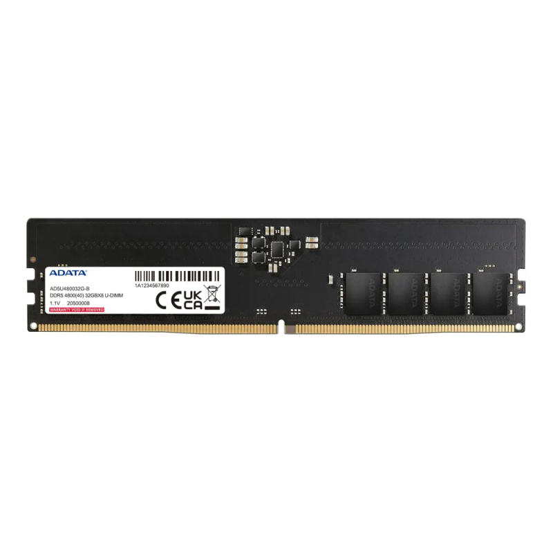 ADATA DIMM DDR5 32GB 4800MHz CL40 AD5U480032G-S Černá