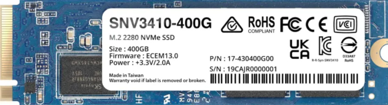 Synology SNV3410 M.2 400GB SNV3410-400G