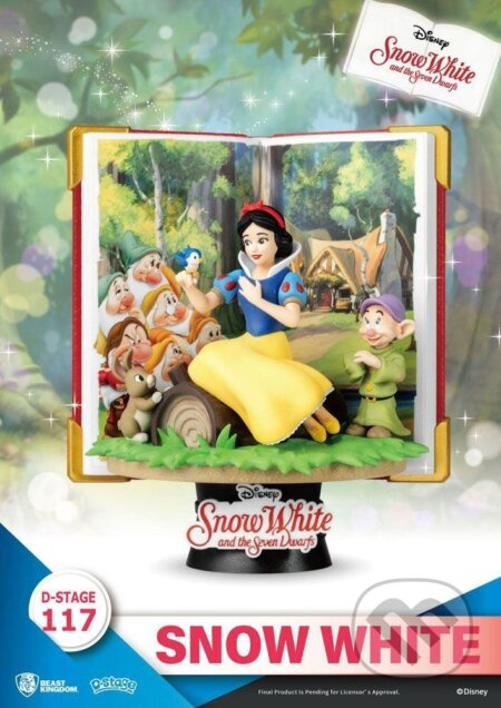 Disney diorama Book series - Snehulienka 13 cm (Beast Kingdom)