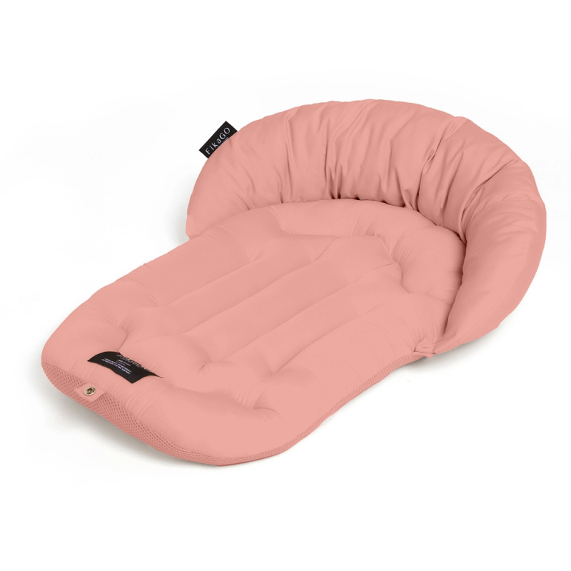 FIKAGO měkká podložka s měsíčkovým polštářkem Mushroom Pink, velikost L