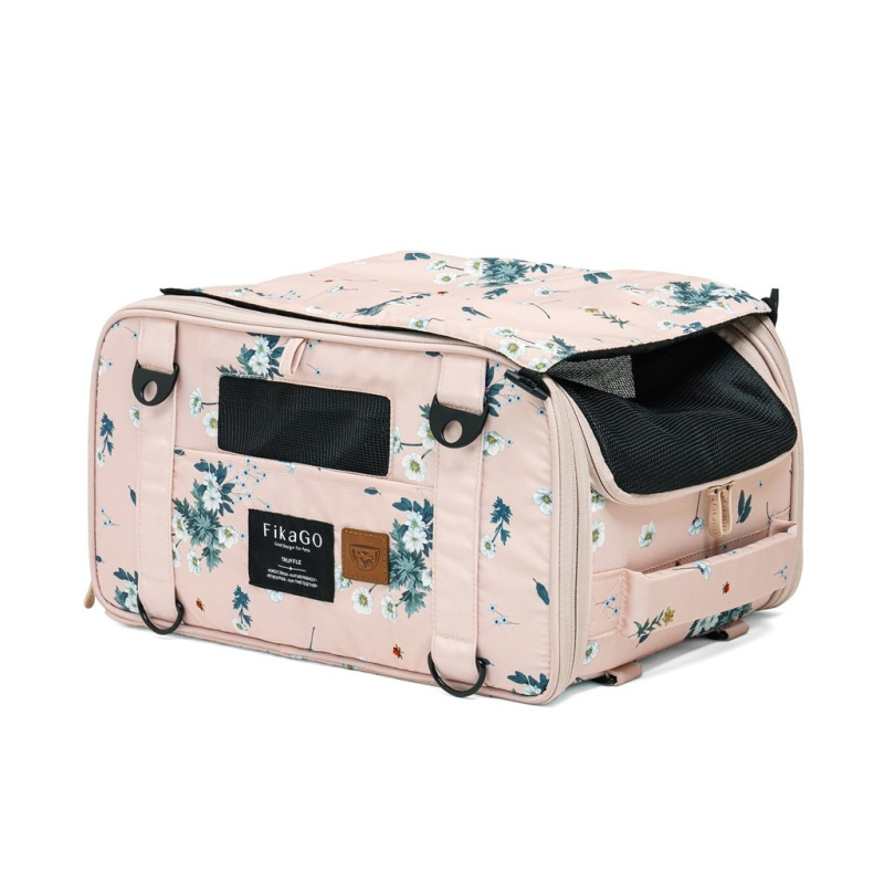 FikaGO cestovní nosič pro psy a kočky Truffle Plus Sandy Beige