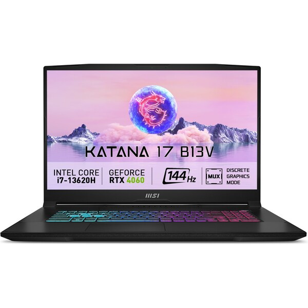 MSI Katana 17 B13VFK-249CZ Černá
