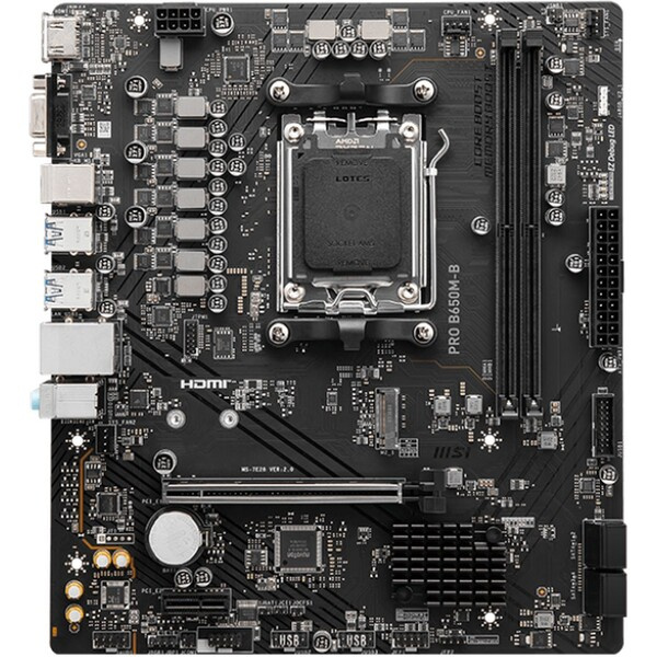MSI PRO B650M-B Černá