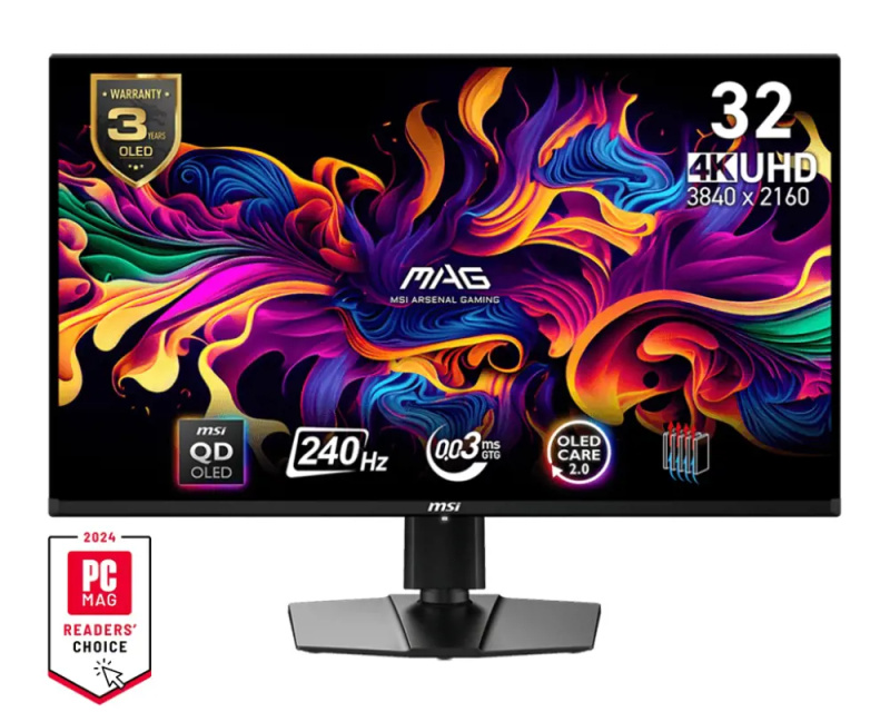 MSI MAG 321UPX QD-OLED MAG 321UPX QD-OLED Černá