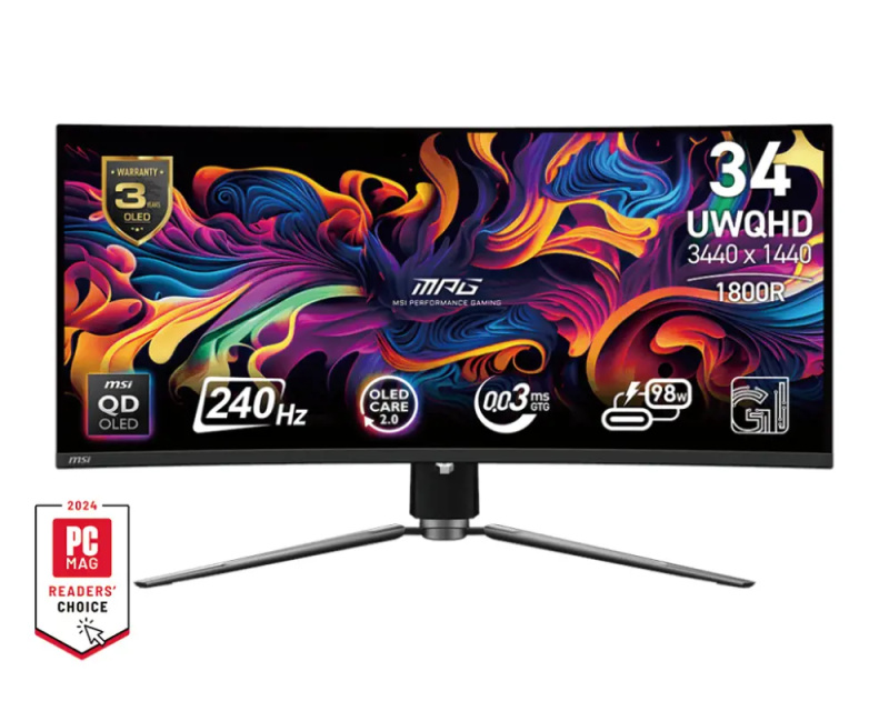 MSI MPG 341CQPX QD-OLED Černá