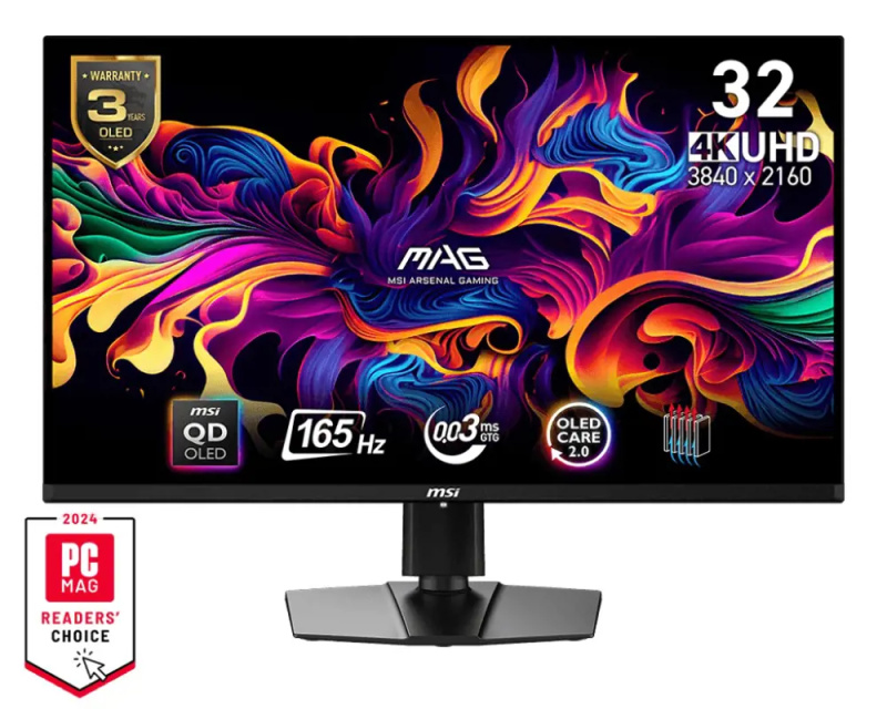 MSI MAG 321UP QD-OLED Černá
