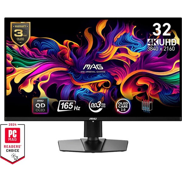 MSI MAG 321UP QD-OLED Černá