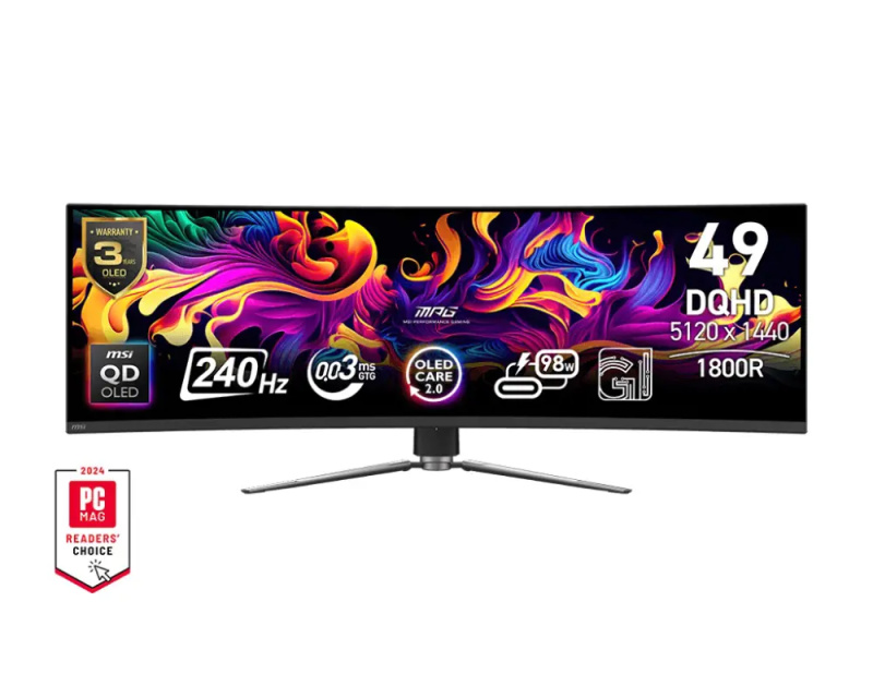 MSI MPG 491CQPX QD-OLED Černá