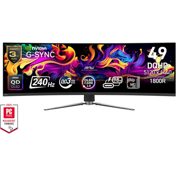 MSI MPG 491CQPX QD-OLED Černá