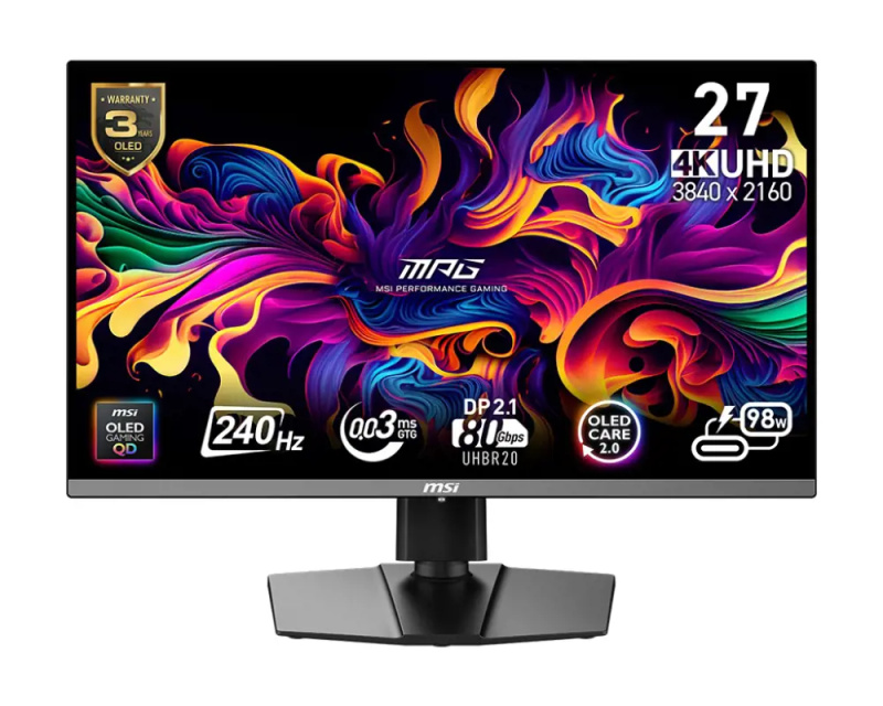 MSI MPG 272URX QD-OLED Černá