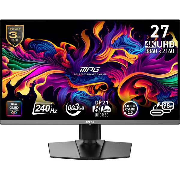 MSI MPG 272URX QD-OLED Černá