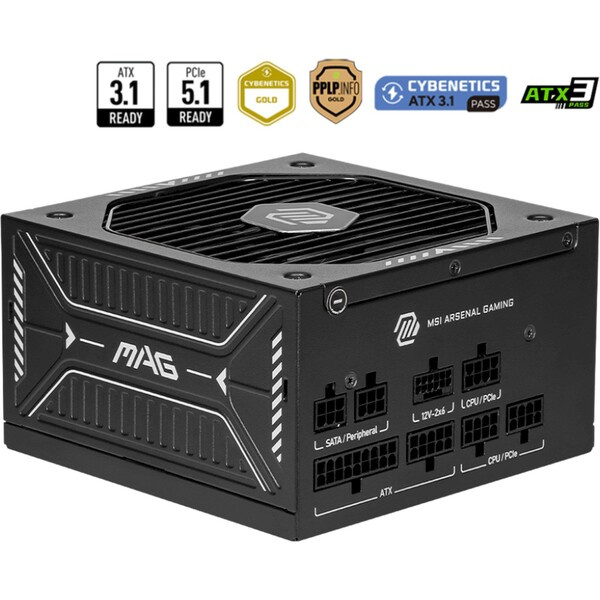 MSI MAG A750GLS PCIE5 (306-7ZPHX11-HD8) Černá