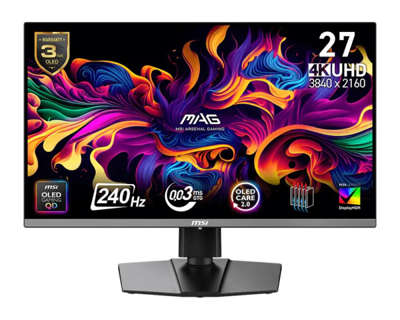 MSI MAG 272UP QD-OLED X24 Černá